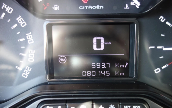 Citroen C3 cena 46900 przebieg: 80145, rok produkcji 2019 z Piła małe 379